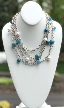 Turquoise and Pearls on Multi-Chain