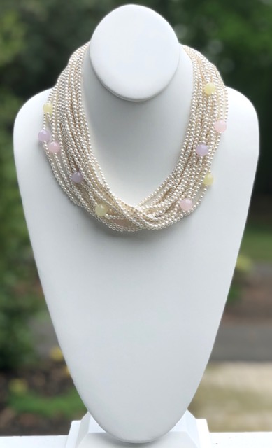 Sold at auction Double-strand Cultured Pearl Necklace and Multi-strand  Freshwater Pearl Necklace Auction Number 2991T Lot Number 1145 | Skinner  Auctioneers