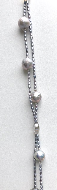 FRESHWATER SEED/SHELL PEARLS, STATEMENT CRYSTALS