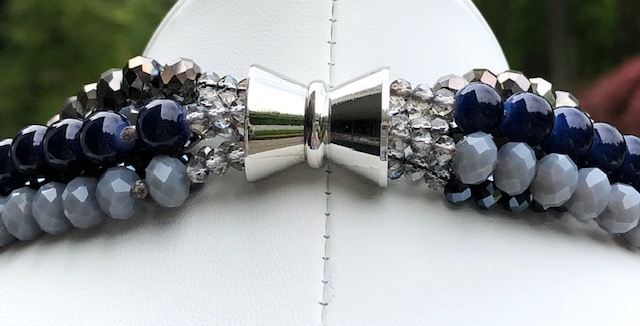 "THE BLUES", STATEMENT CRYSTALS, SHELL PEARLS - Image 4