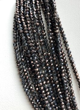 “CHOCOLATE STRANDS”, CRYSTALS, BAROQUE FRESHWATER PEARL