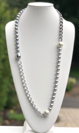 “CHAIN AND PEARL, LONG”, SHELL PEARLS, CHAINS