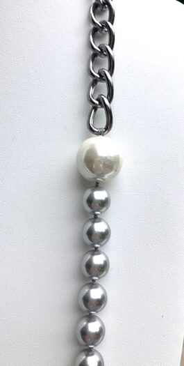 “CHAIN AND PEARL, LONG”, SHELL PEARLS, CHAINS