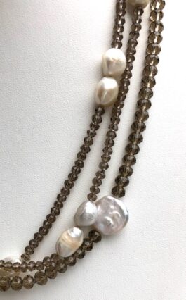 FRESHWATER PEARLS, CRYSTALS