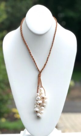 BRAIDED, FRESHWATER PEARLS