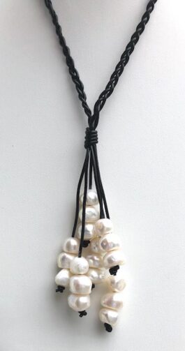 BRAIDED, FRESHWATER PEARLS