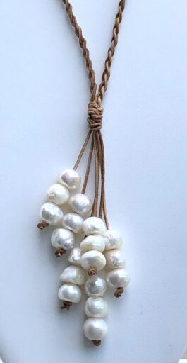 LONG, BRAIDED, FRESHWATER PEARLS