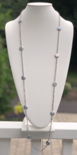 FRESHWATER COIN PEARLS, CRYSTALS