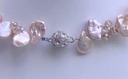 FRESHWATER PEARLS (GROWN IN A SPECIFIC AREA OF CHINA), CRYSTALS